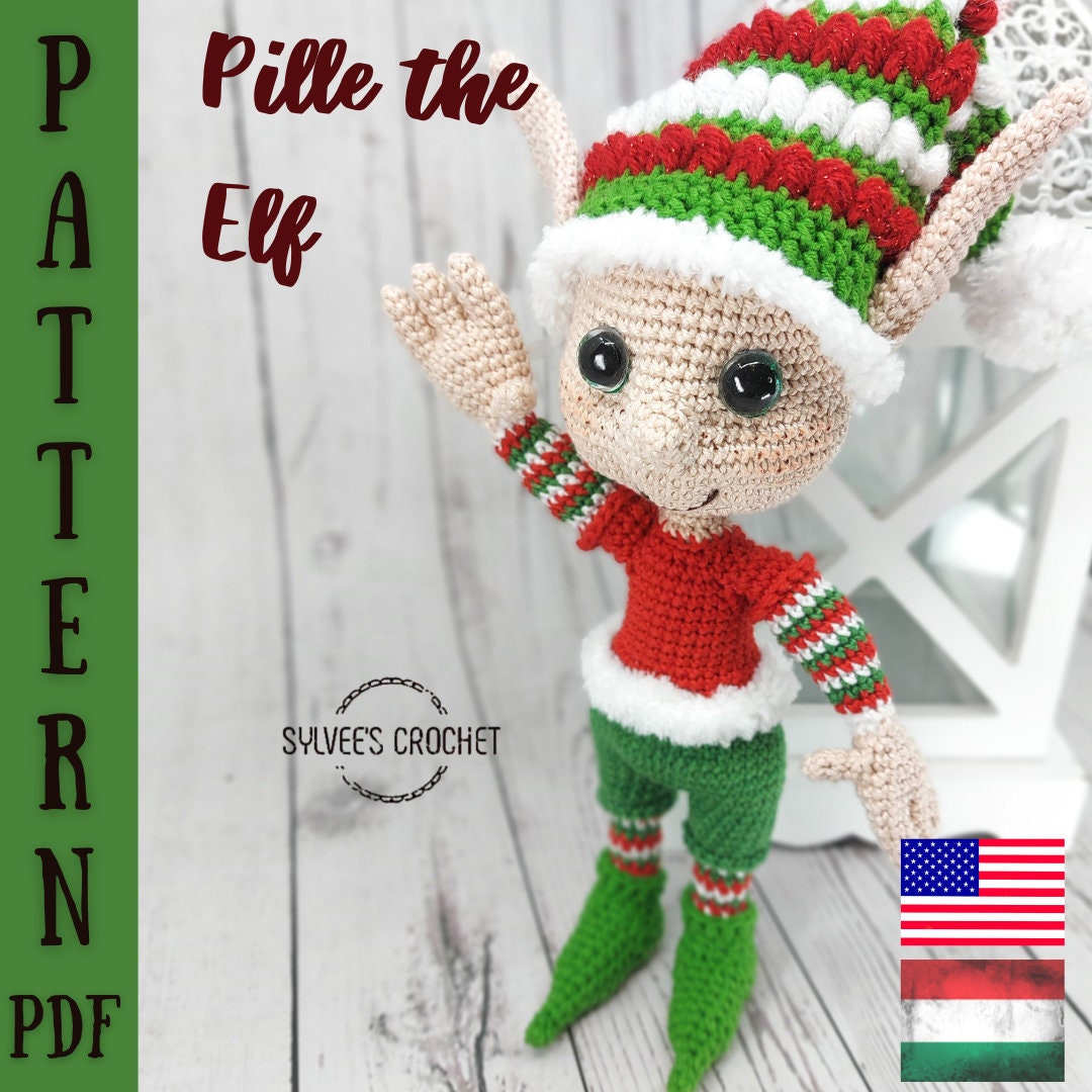 Pille the Elf Crochet Pattern - Etsy