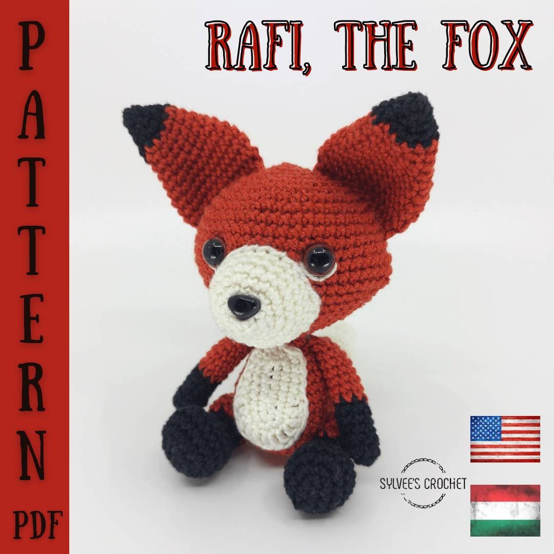 Free Fox Raffie Pattern Rafi the Fox Crochet Pattern - Etsy