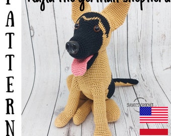 Kajla the german shepherd crochet pattern