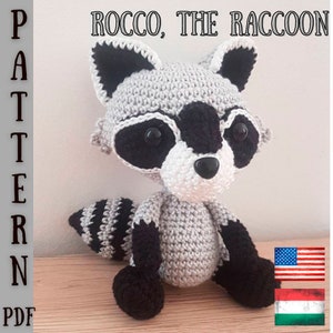 Rocco, the raccoon crochet pattern