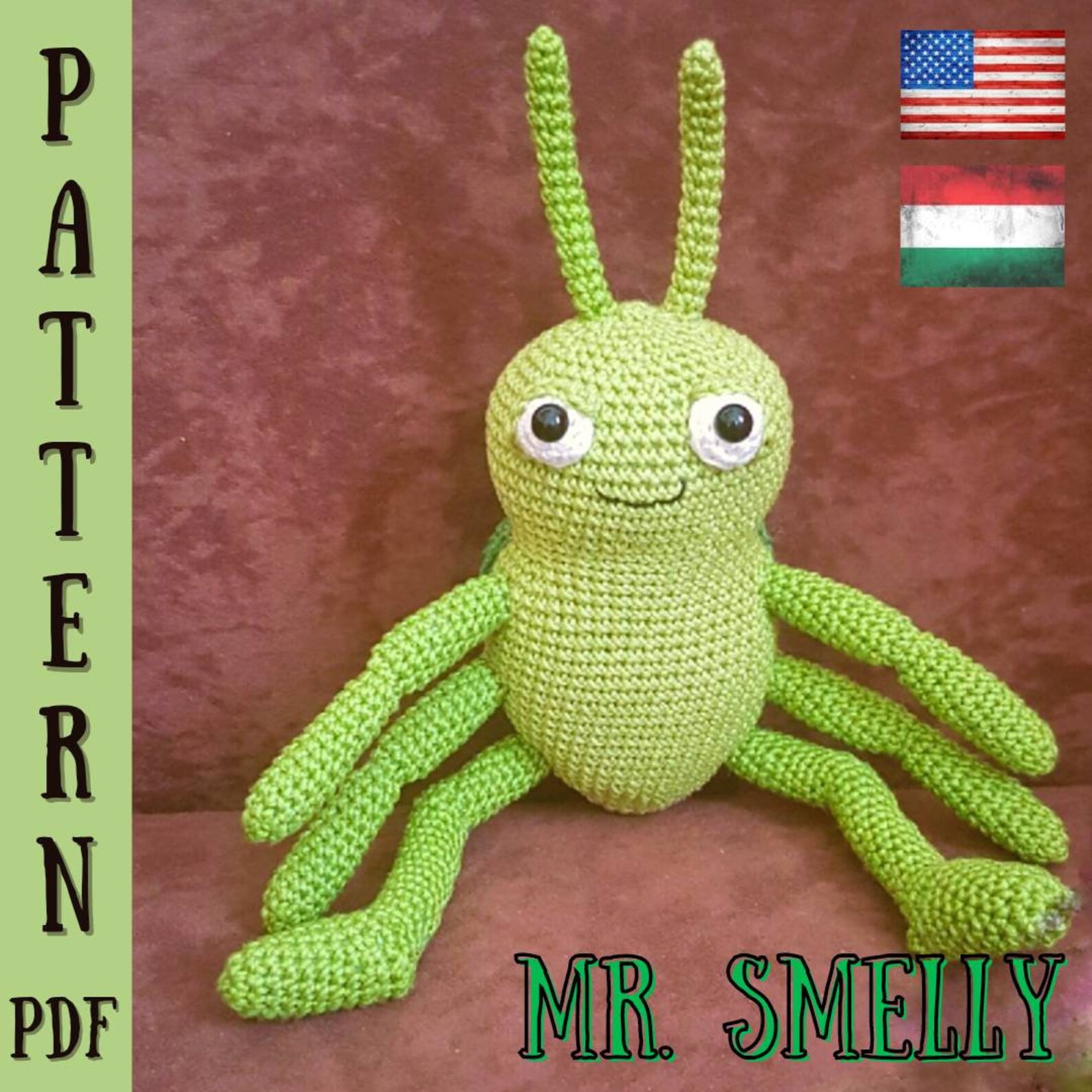 Mr. Smelly Bug Crochet Pattern - Etsy