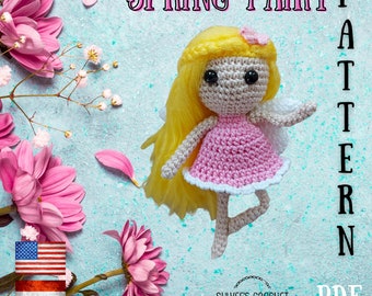 Spring fairy crochet pattern