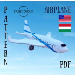 Patrón avion crochet pdf