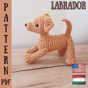Mini labrador crochet pattern