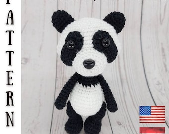 Bamboo, the baby panda crochet pattern
