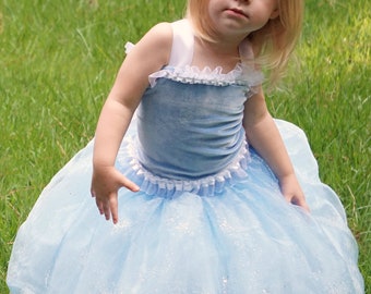 Cinderella Costume For Halloween, Birthday, and Dress-Up