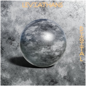 May include: A metallic sphere with a textured surface, resembling a planet. The sphere is resting on a gray, textured background. The text "LEVIATHANS DIGITAL" is visible in the upper right corner of the image.