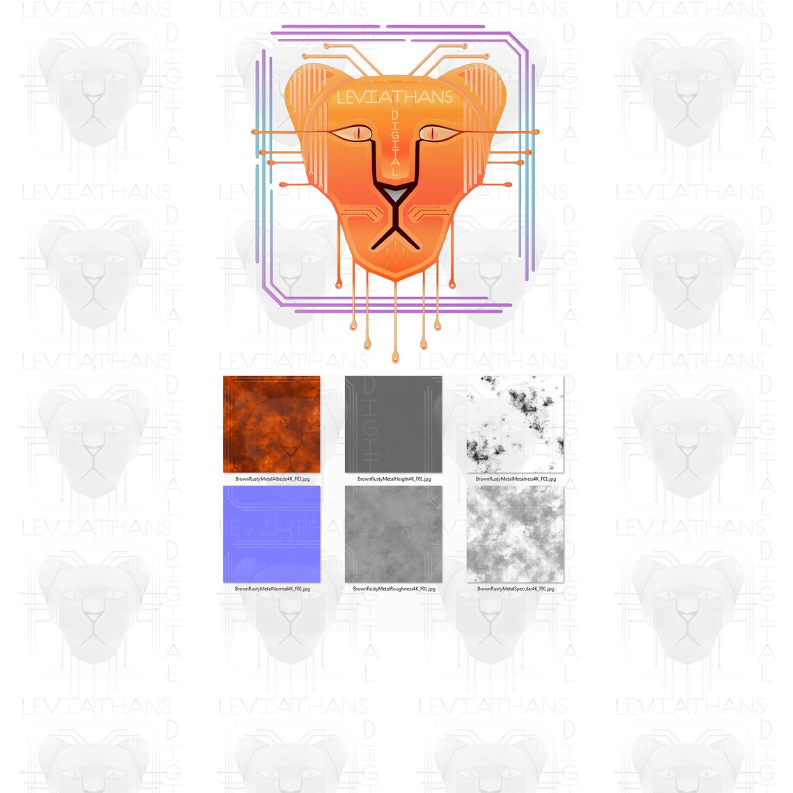 4K PBR Seamless Rusty Metal Texture Set 5 Etsy