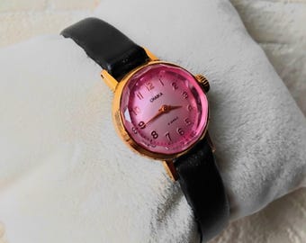 Rarity ! Vintage CHAIKA woman&#39;s watch, coctail watch, minimalist watch, Ca.1601A, 17 j