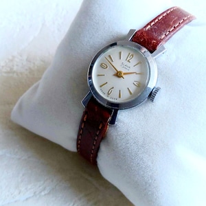 Orologio da donna Slava retrò vintage, anse a granchio, poco usato, anni '60