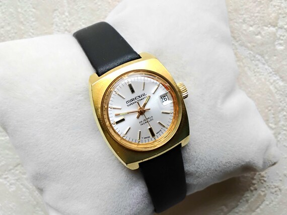 Swiss Vintage Mirexal Superautomatic Incabloc Women's Watch, 25 J