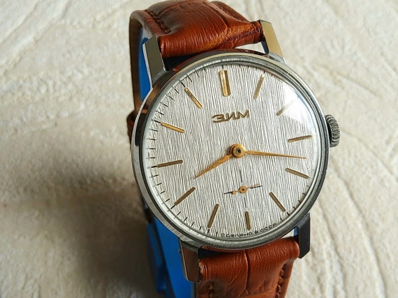 Soviet russian vintage Pobeda ZIM dress watch, CA