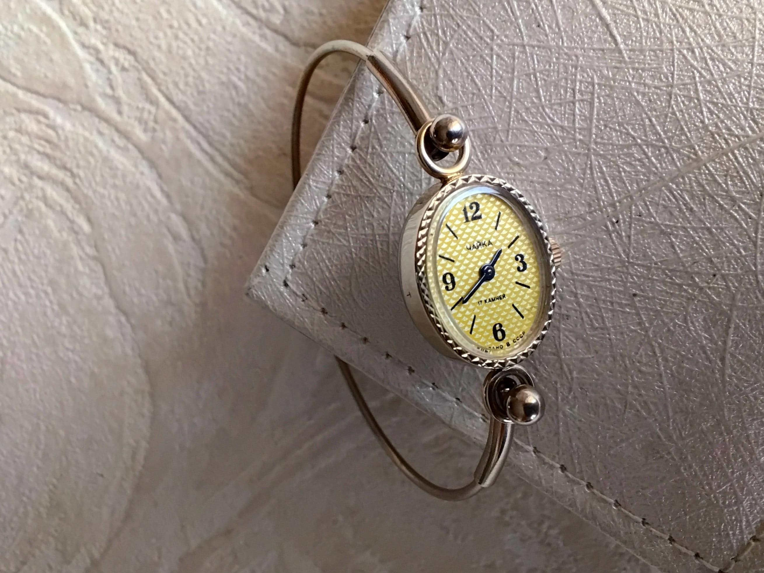Vintage Chaika bracelet womens watch, cal.1301, 1980's