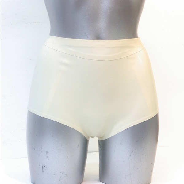 Latex Rubber Fuller Cut High Waist briefs