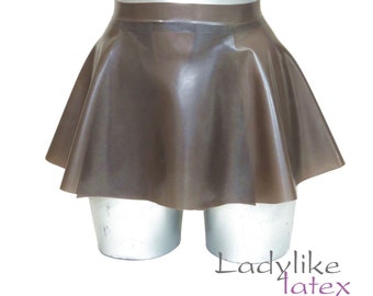 Sports/Athletics/Skater Miniskirt in Latex Rubber