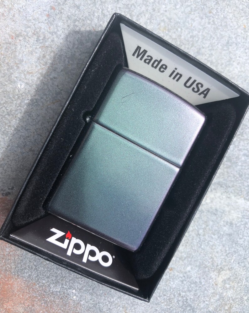 Laser engraved Zippo lighter made in the USA Etsy