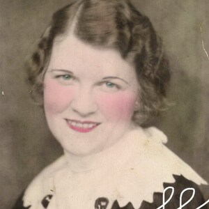 Vintage Portrait of a Young Woman