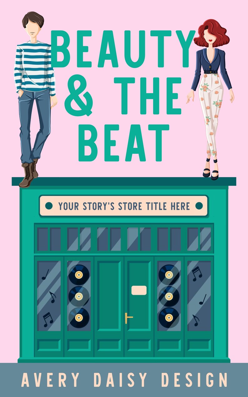 Romance Book Cover, Premade Book Cover Design, Illustrated Romance Book