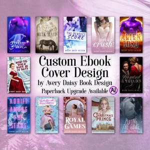 Custom Book Cover Design, Romance Digital Book Cover, Ebook Cover Design, Discreet Cover, Dark Romance, Steamy Romance, Alien Romance