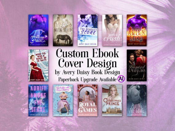 Custom Book Cover Design, Romance Digital Book Cover, Ebook Cover Design, Discreet Cover, Dark Romance, Steamy Romance, Alien Romance
