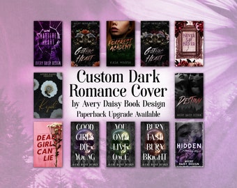 Custom Dark Romance Book Cover Design, Romance Ebook Cover, Discreet Dark Romance Design, Mafia, Steamy, Thriller/Horror, Psychological