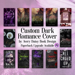 Custom Dark Romance Book Cover Design, Romance Ebook Cover, Discreet Dark Romance Design, Mafia, Steamy, Thriller/Horror, Psychological