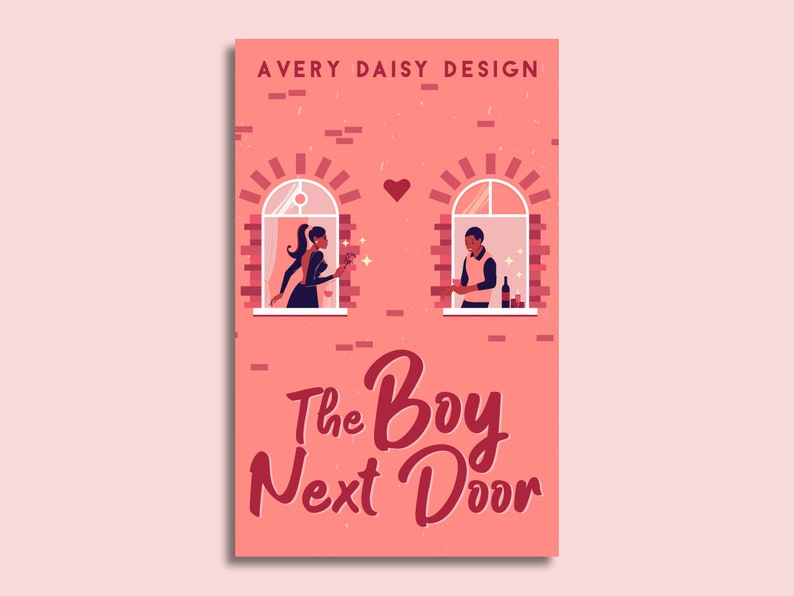 Custom Romcom Book Cover Design Cute Romantic Comedy Romance - Etsy