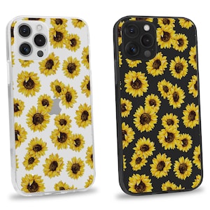 Sunflower Phone Case: Wildflower Design, Protective Cover
