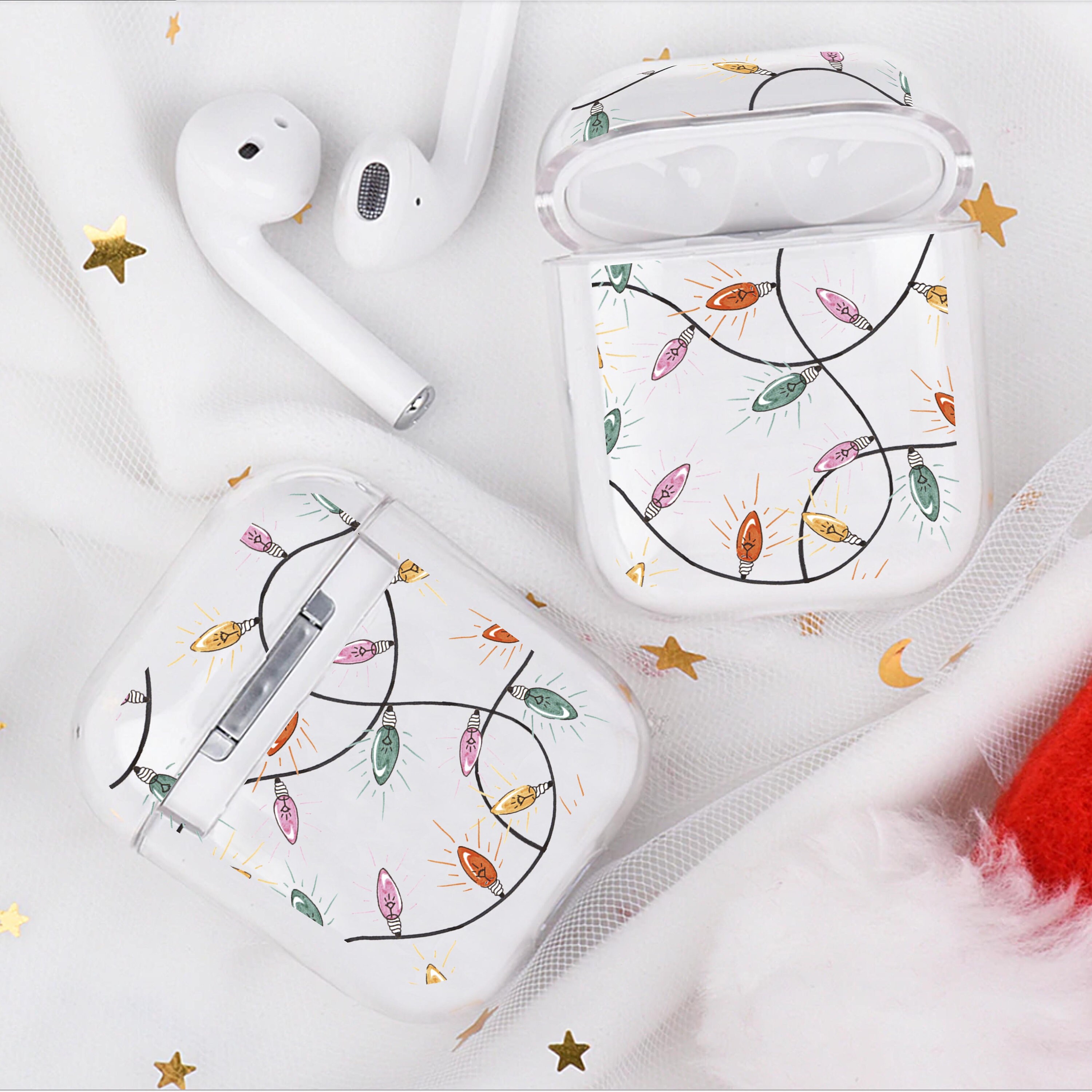 Friends AirPods case AirPod cover clear holder Apple AirPods art Case AirPods pro earphones covers gift AirPods case Collage AirPods case