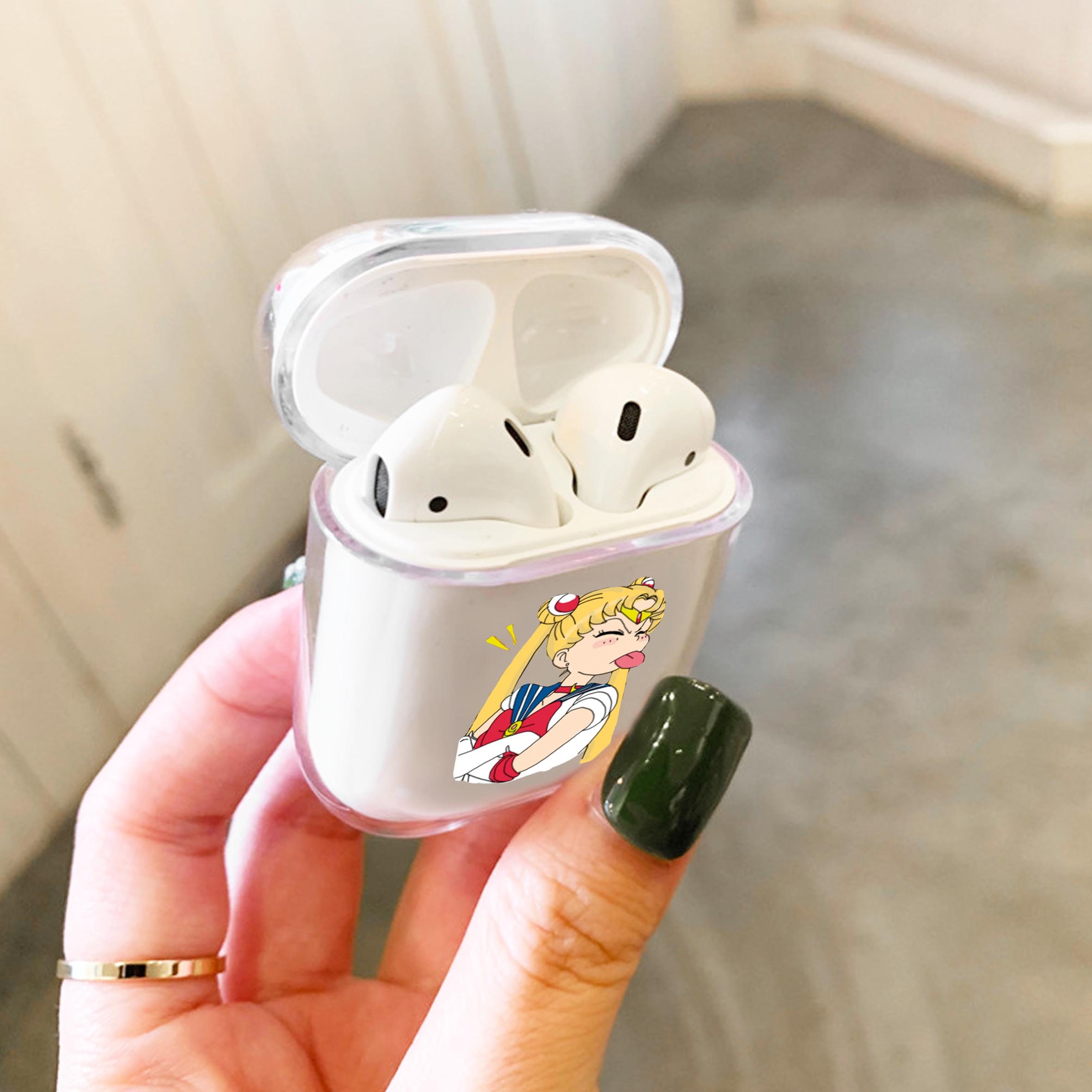 Anime AirPods Case Anime Moon AirPods Pro Case Apple AirPods Etsy