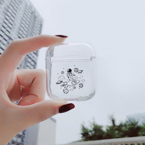 UFO AirPods Case: Clear Protective Apple Headphones Cover