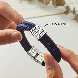 Dads Bracelet From Kids, Fathers Gift Bracelet, Kids Names Bracelet For Dad, Personalized Dad Gift, Fathers Gift From Wife, Dad Gifts