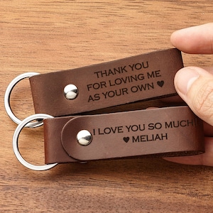 Portachiavi patrigno, idea regalo per patrigno, papà migliorato, portachiavi bonus papà, patrigno della sposa, regalo per padre da figliastra