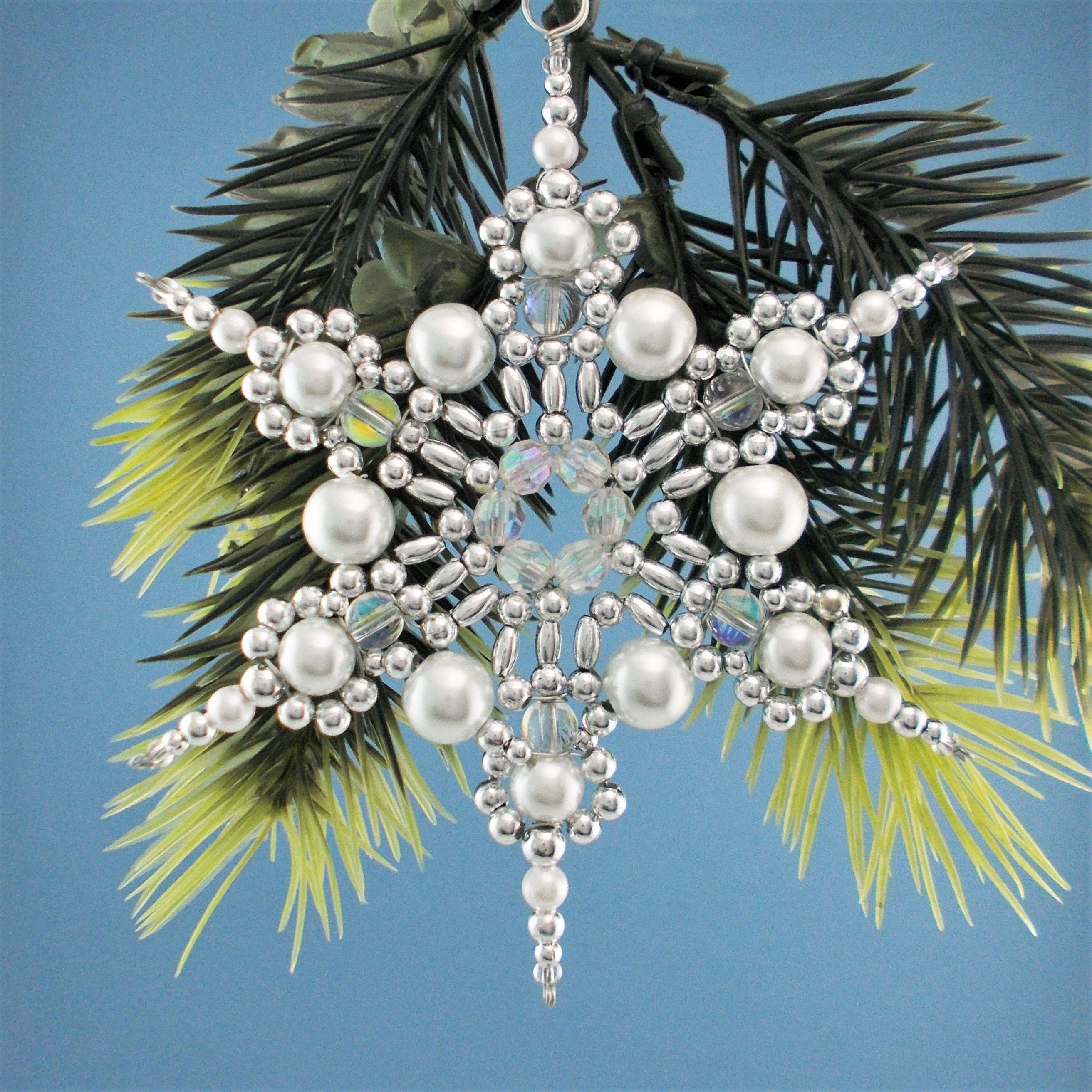 Snowflake Ornament, Fused Glass,handmade, Unique, Handcrafted, Glass, Sun  Catcher 