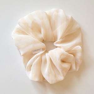 Wide Elastic Sheer Floral Cloud Scrunchie scrunchie hair scrunchies hair accessories big scrunchie /cloud scrunchie /flower scrunchie image 1