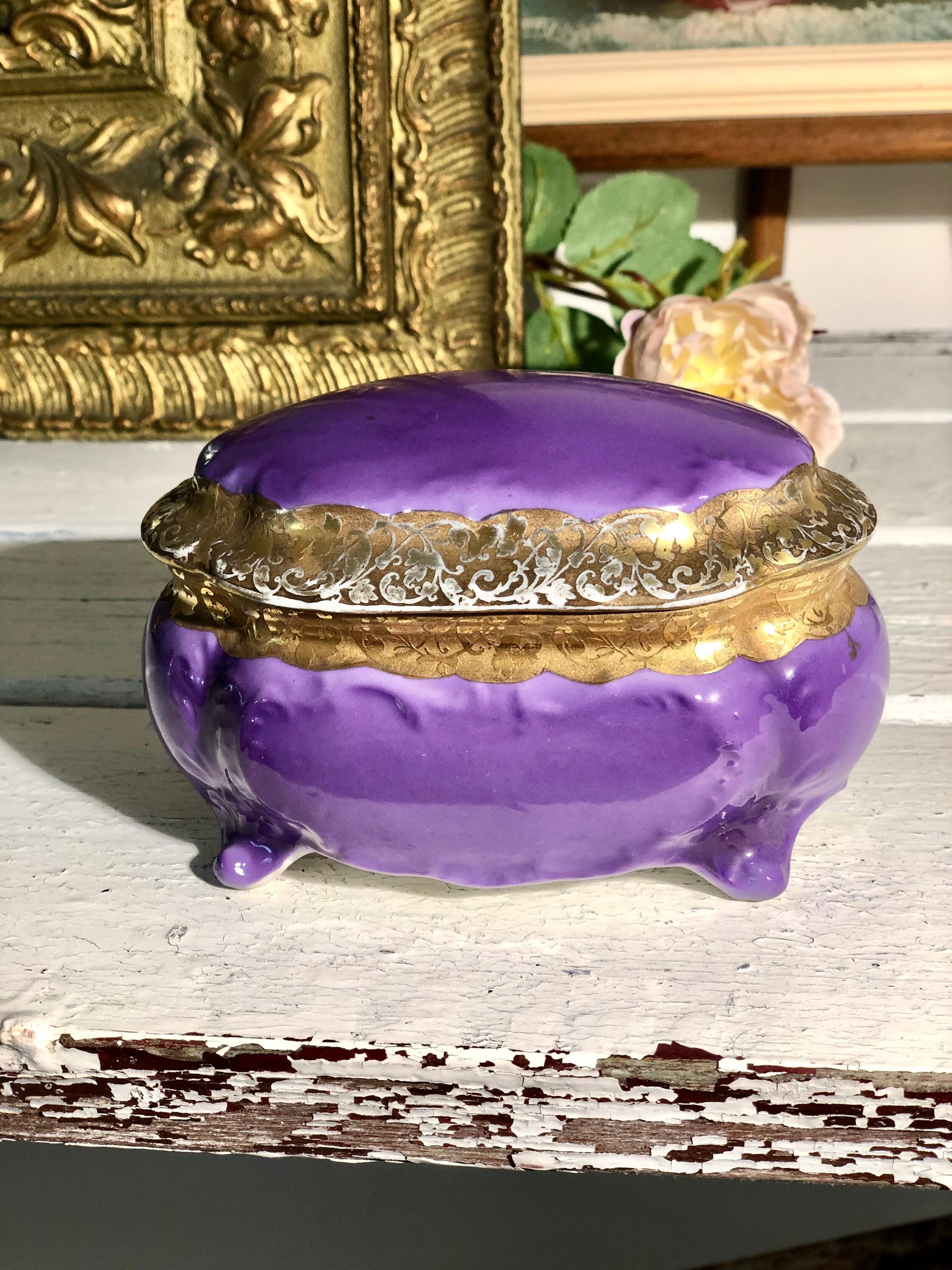 Ancien Jolie Bonbonnière Royal Bayreuth /19Em