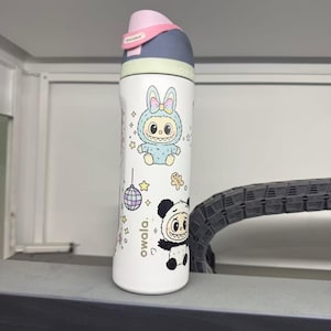 Botella de agua de los monstruos, sorbo gratis, 24 oz imagen 4