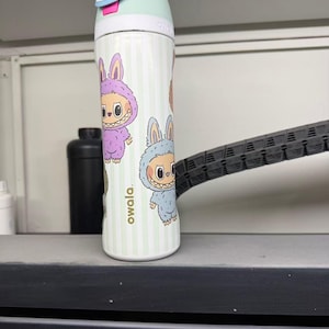 Botella de agua de los monstruos, sorbo gratis, 24 oz imagen 5