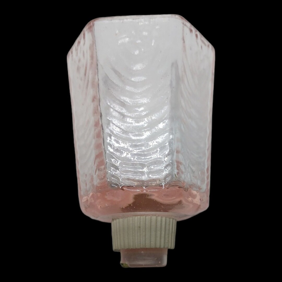 Pink Glass Wall Sconce Replacement Candle Holder Vintage Etsy