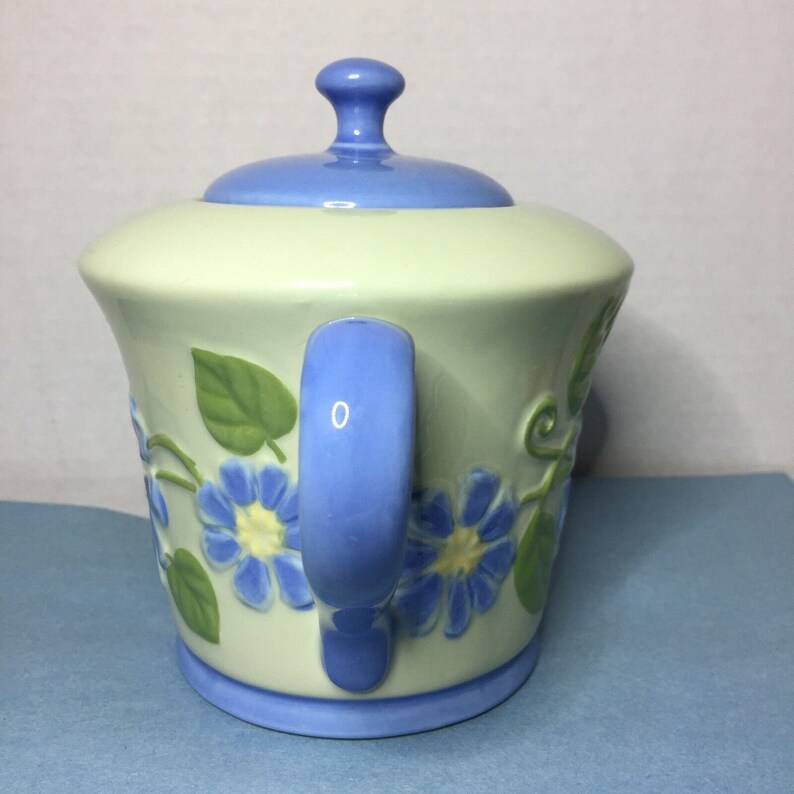 Corelle Coordinates Stoneware Sugar Bowl Two Handles Green Etsy