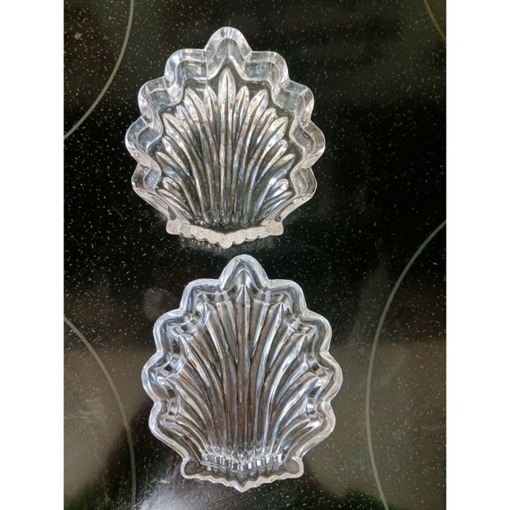 Gorham Crystal Scallop Shell Decorative Box Clear… - image 8