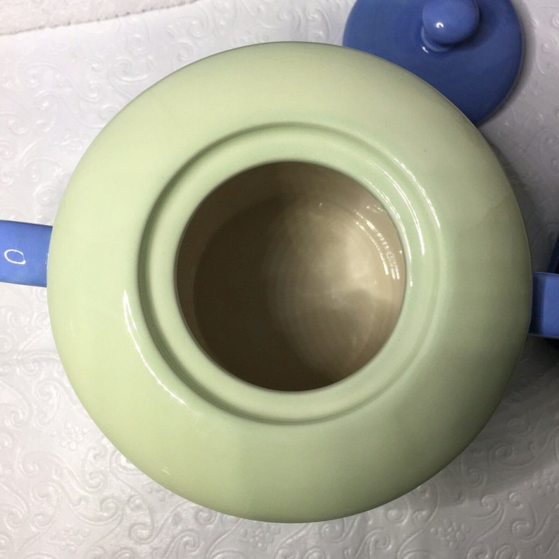 Corelle Coordinates Stoneware Sugar Bowl Two Handles Green Etsy