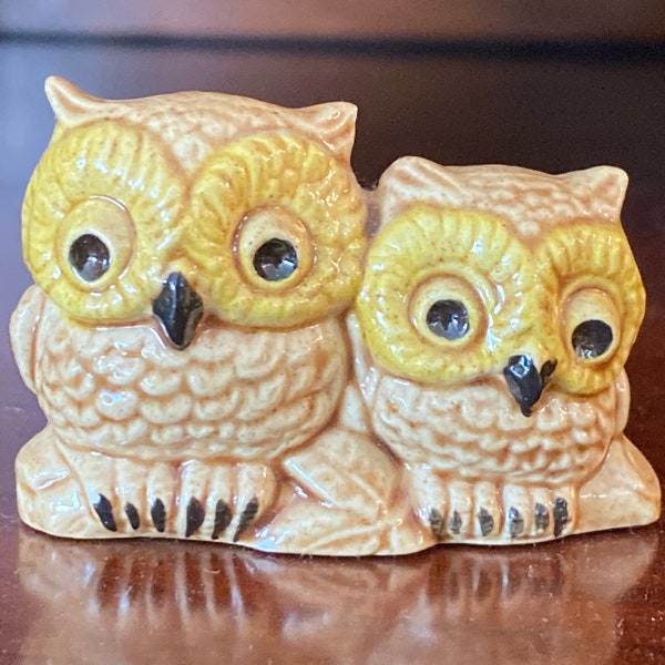 Porcelain Owl Figurine Etsy