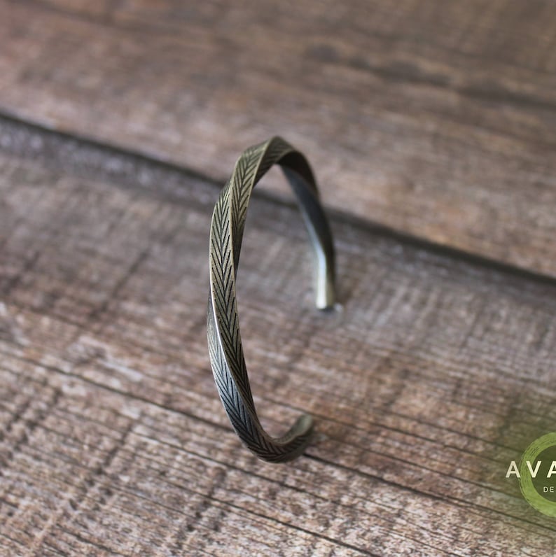 Titanium Viking Bracelet for Men Mens Cuff Bracelet Handmade Nordic Bracelet Gift for Boyfriend Hypoallergenic Bracelet image 1