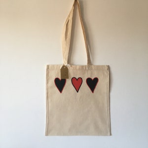 シンプルハース刺繍トートバッグ