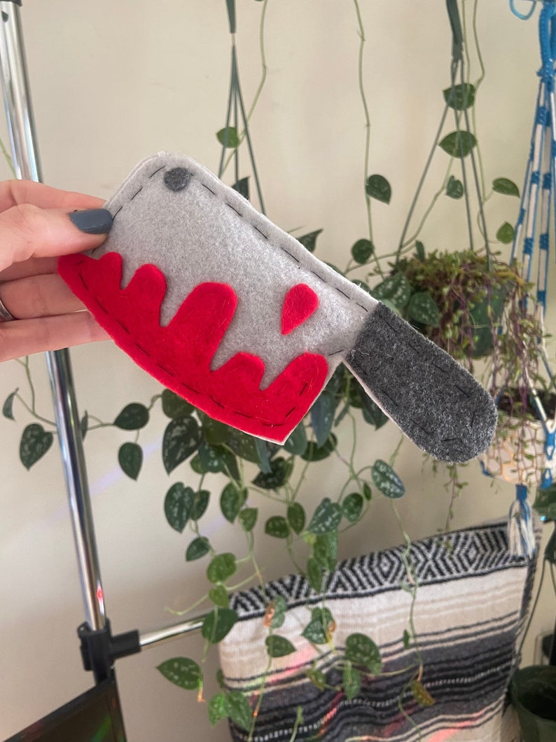 Cleaver Butcher Knife Catnip Cat Toy Etsy