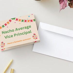 Nacho Average Vice Principal-kaart