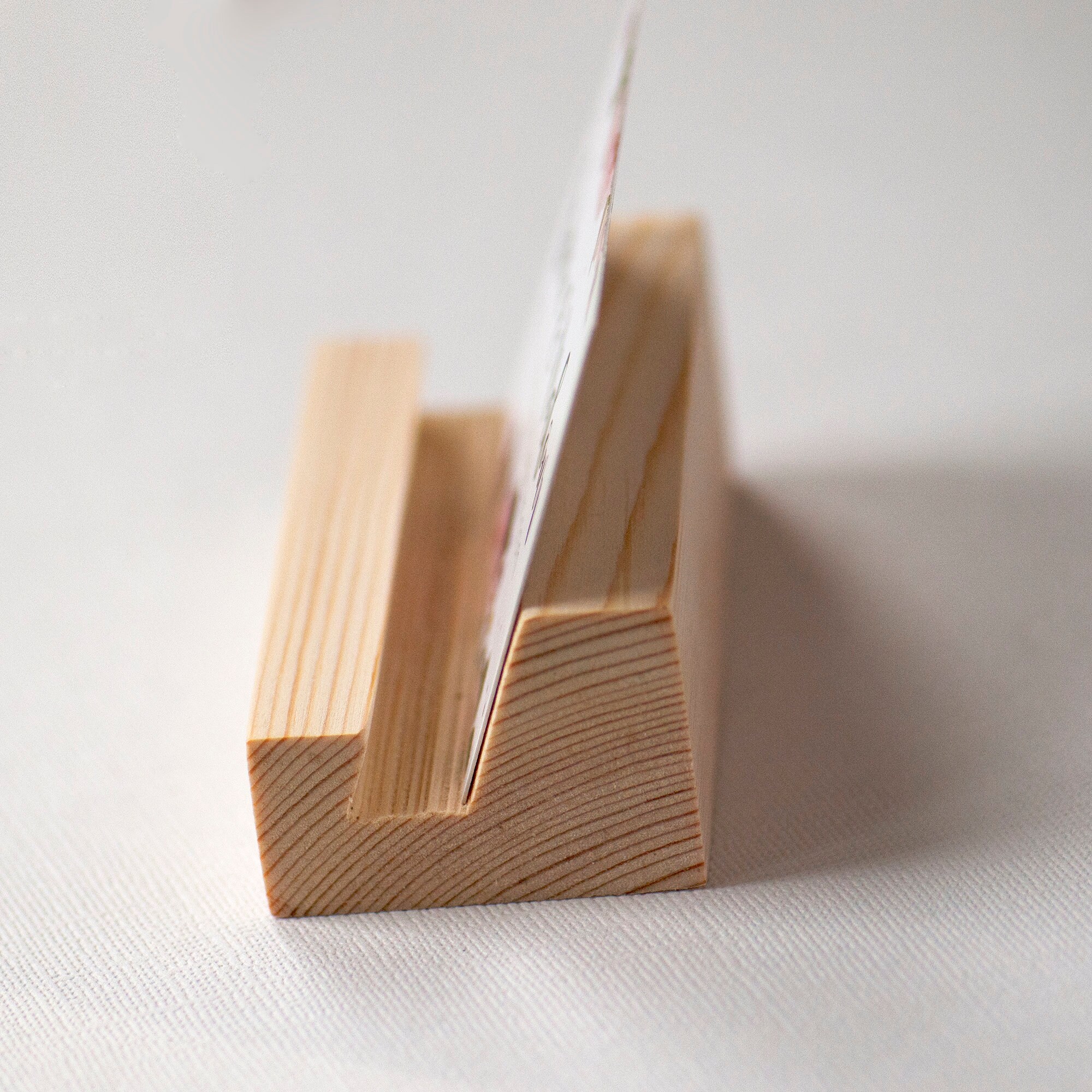 Business Card Holder Wood Wooden Business Card Holder Wood Etsy