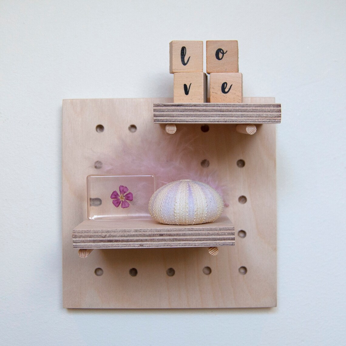 Square Pegboard Small Mini Pegboard Childs Room Pegboard Etsy UK