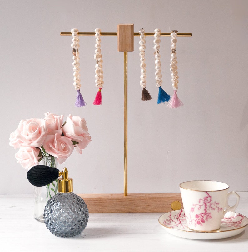 Personalised Necklace Display Necklace Display Stand Wood Etsy UK